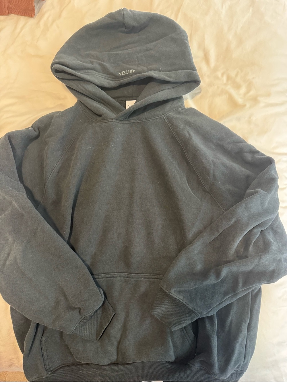Aritzia Women's Hooded Sweatshirt in dark green